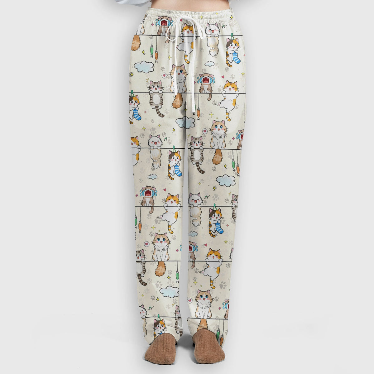 Cats With Cute Expressions Nurse Scrub Set
