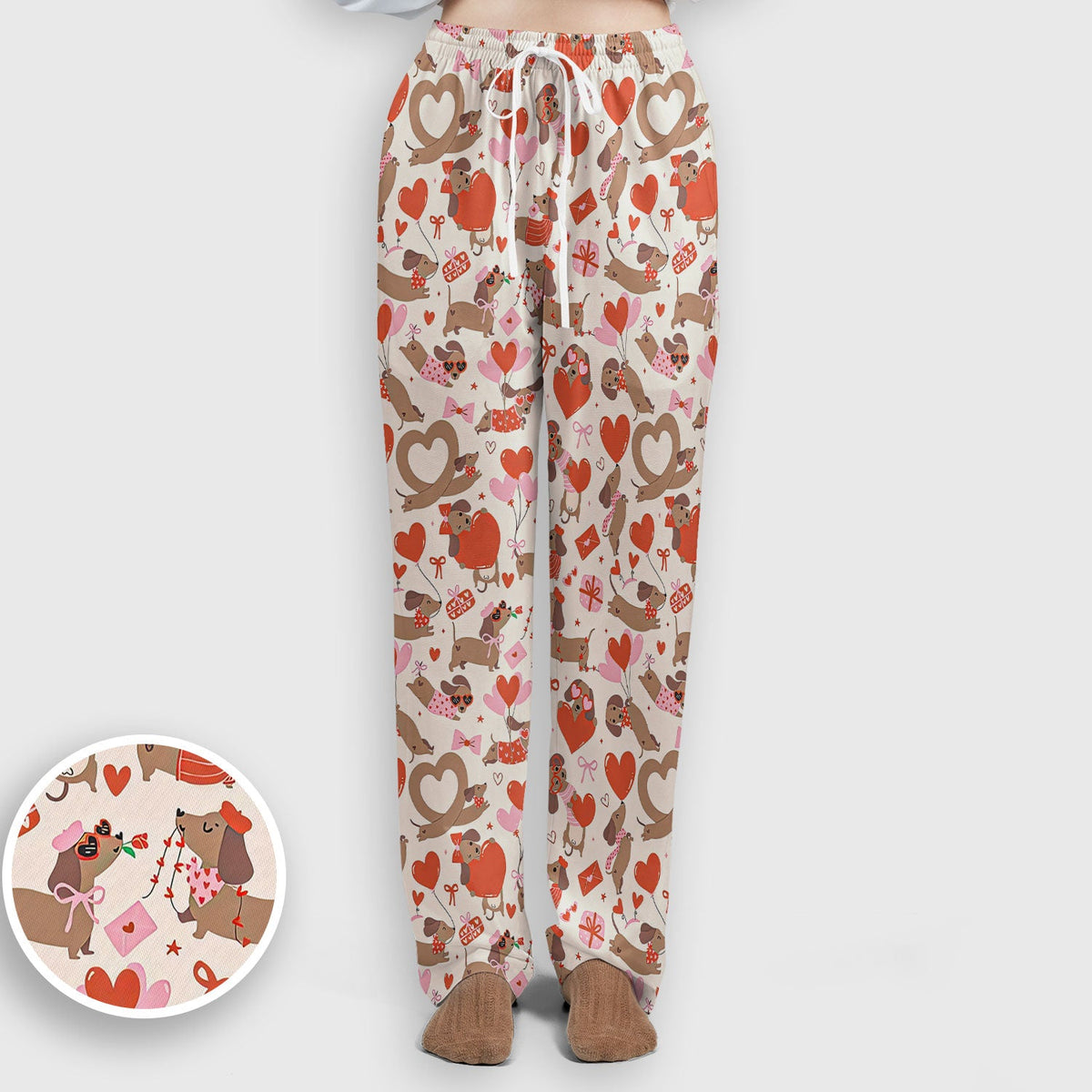 Dachshund Nurse Scrub Set - Valentines Day Gift