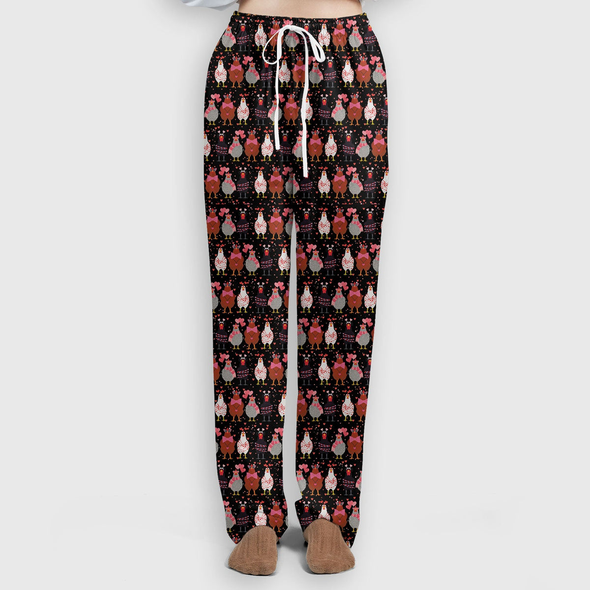 Chicken Valentine Nurse Scrub Set