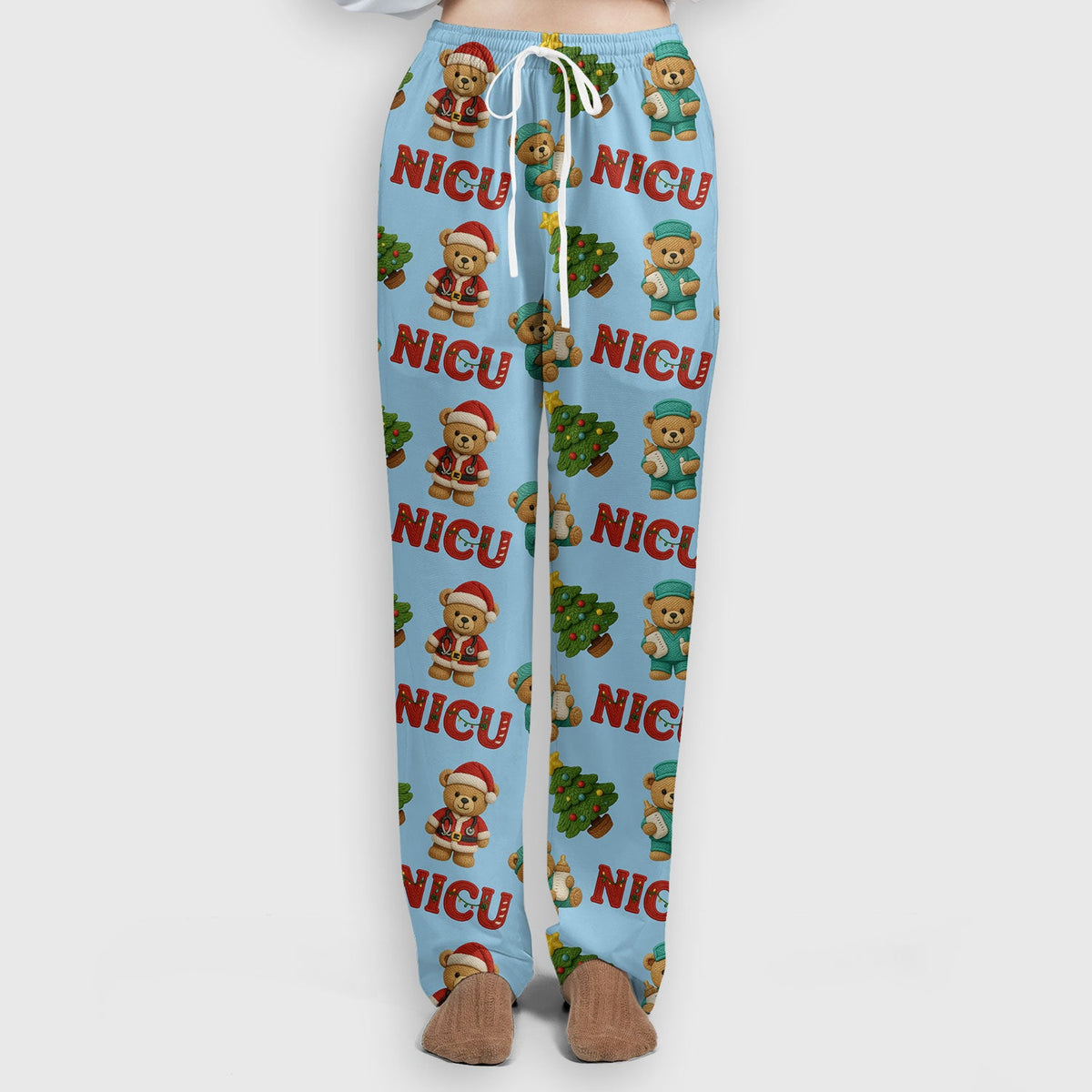 NICU Nurse Teddy Bear Scrub Set - Christmas Gift