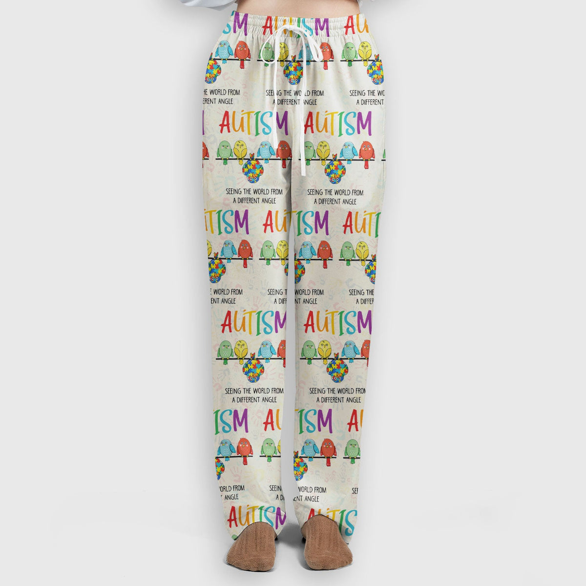 Autism Seeing The World From A Different Angle Nurse Scrub Set