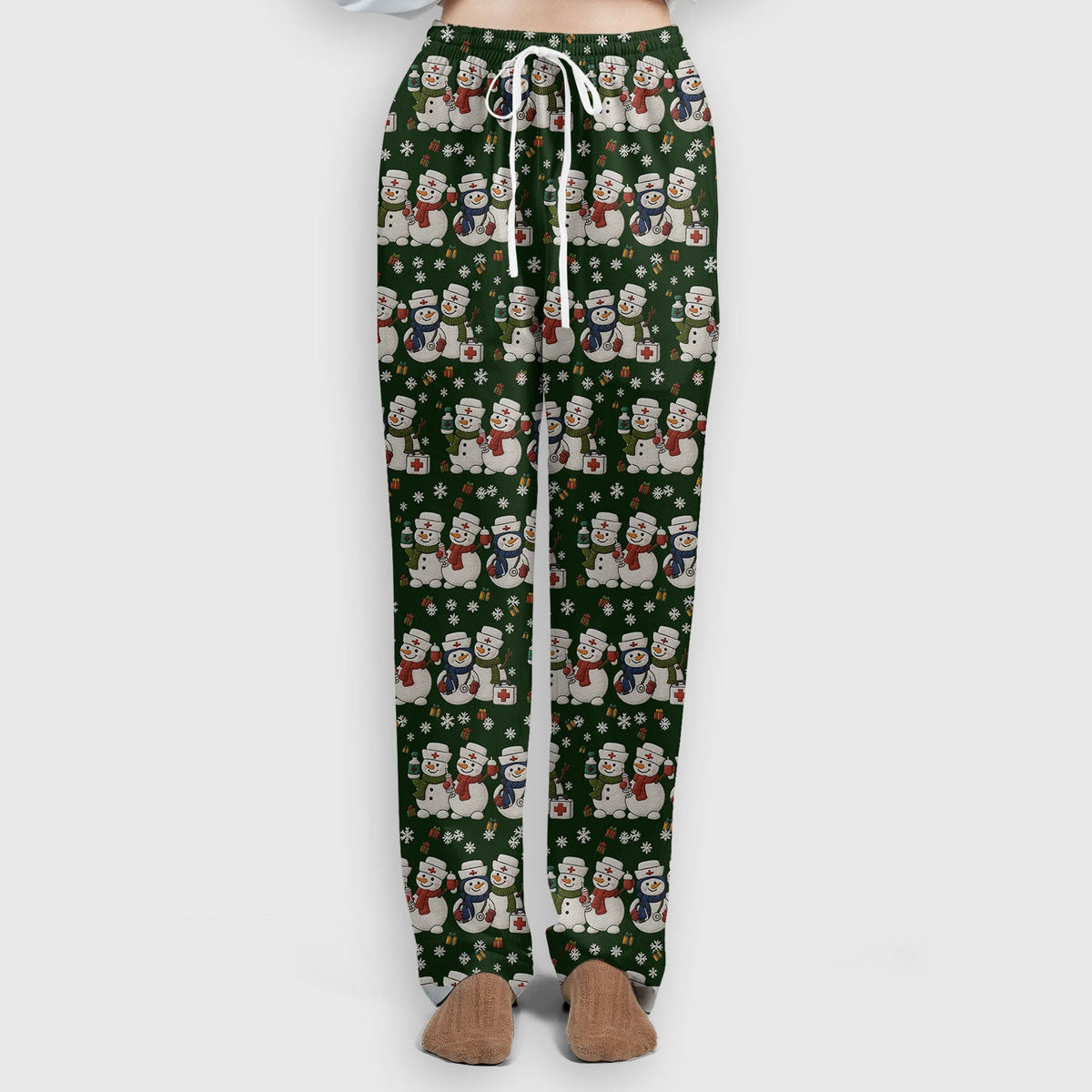 Snowman Nurse Scrub Set - Christmas Gift