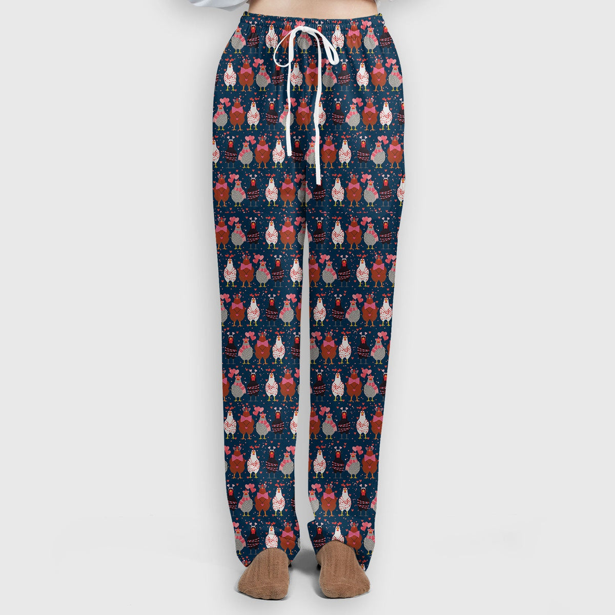 Chicken Valentine Nurse Scrub Set