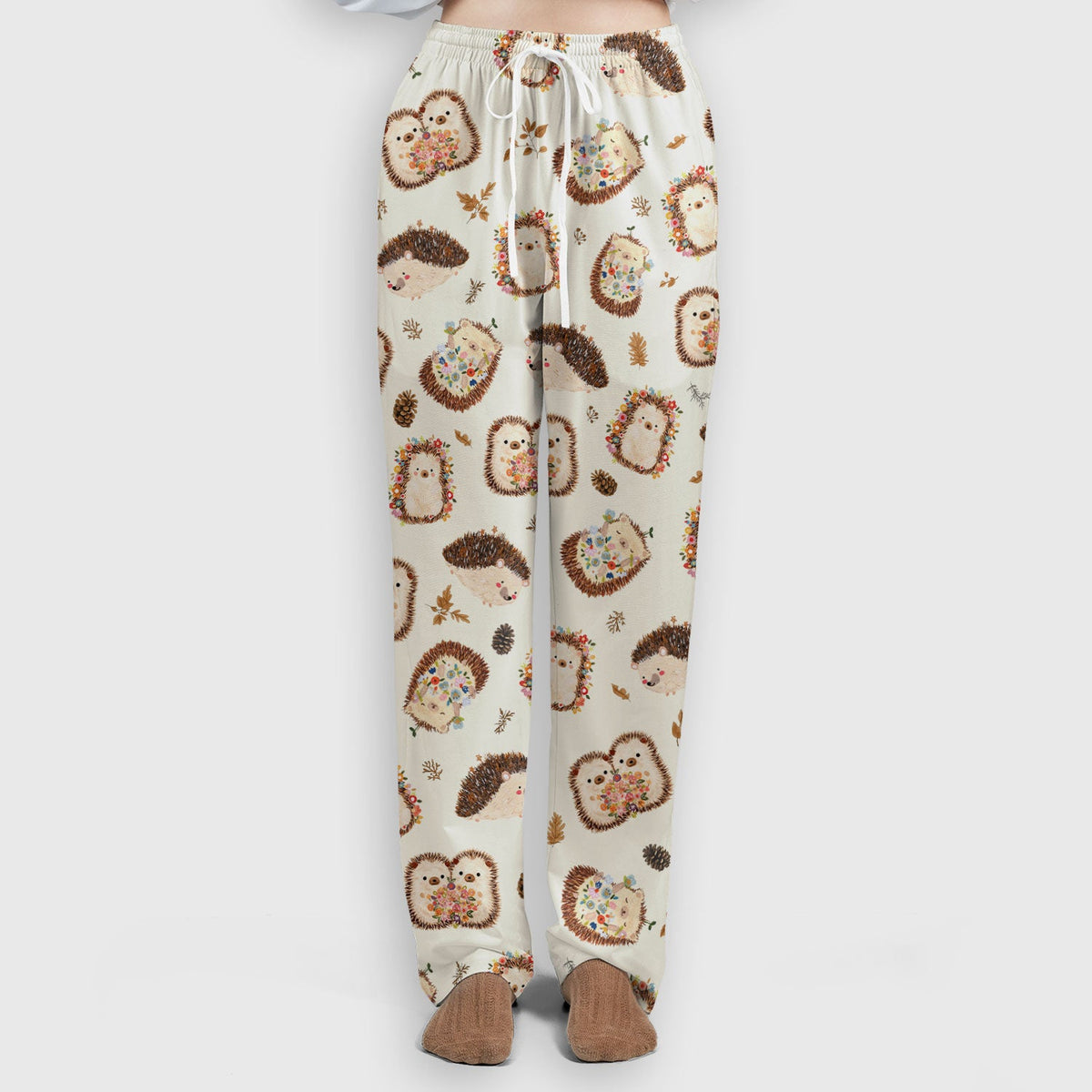 Hedgehog Floral Nurse Scrub Set
