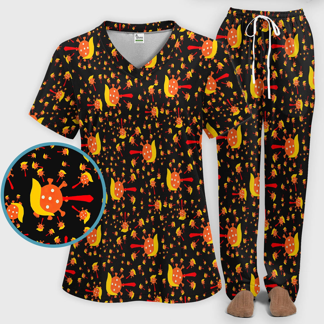 The Deadliest Virus Is Ignorance Nurse Scrub Set