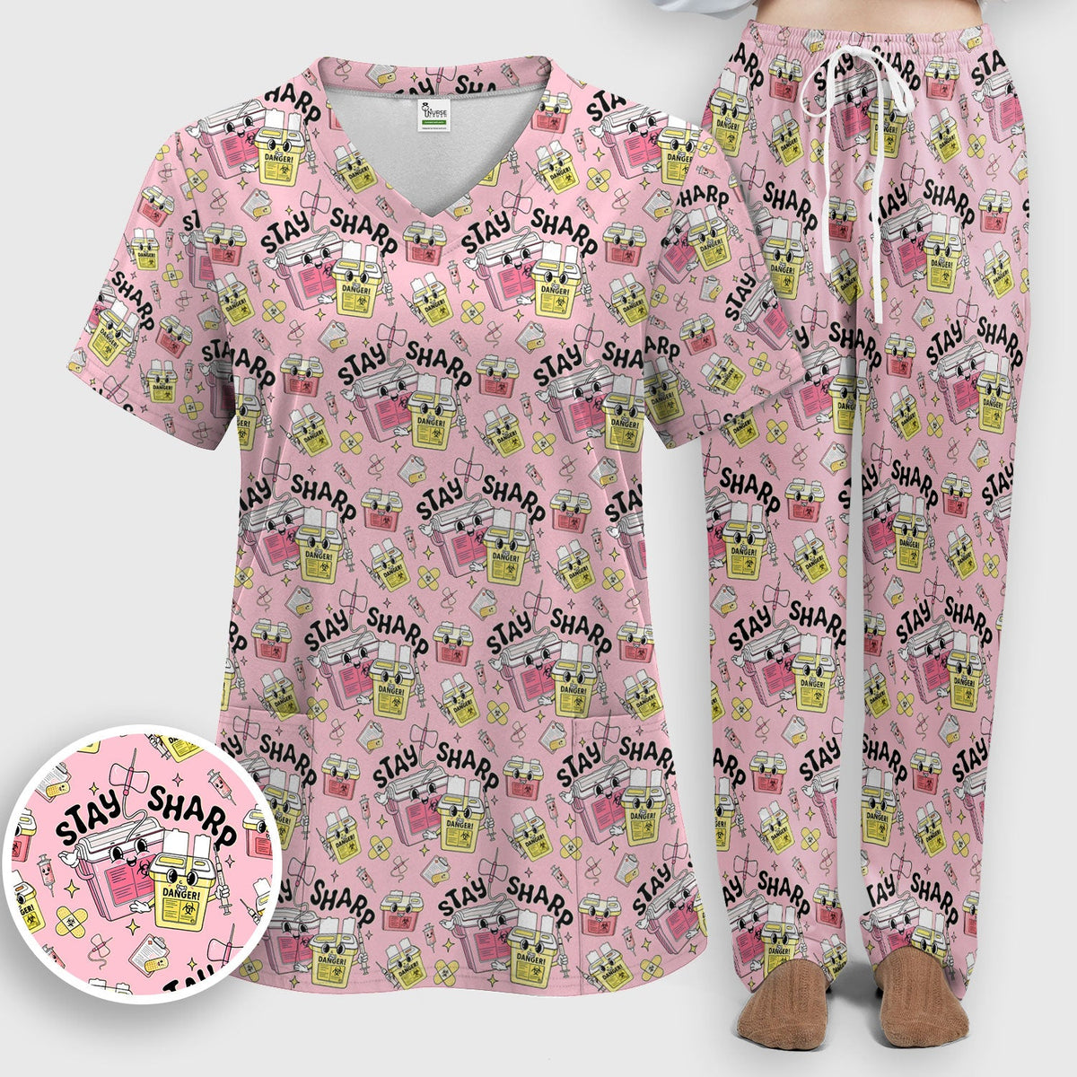 Stay Sharp Nurse Scrub Set