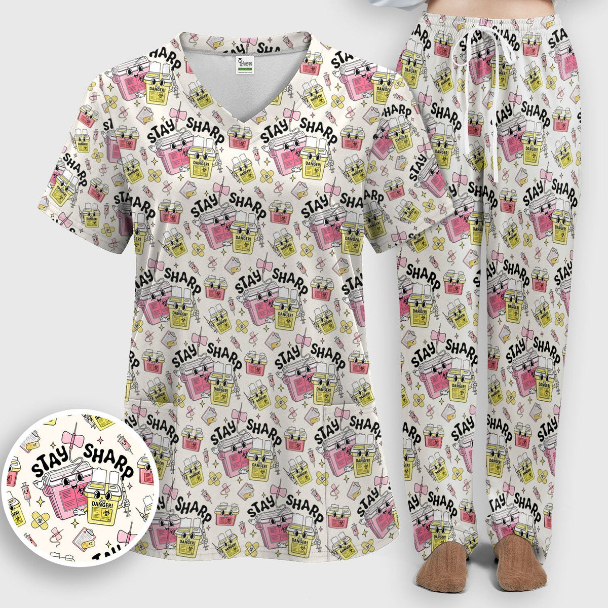 Stay Sharp Nurse Scrub Set