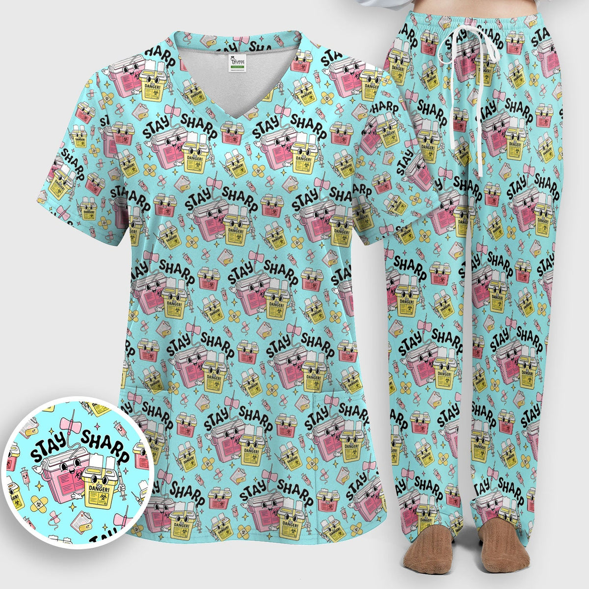 Stay Sharp Nurse Scrub Set