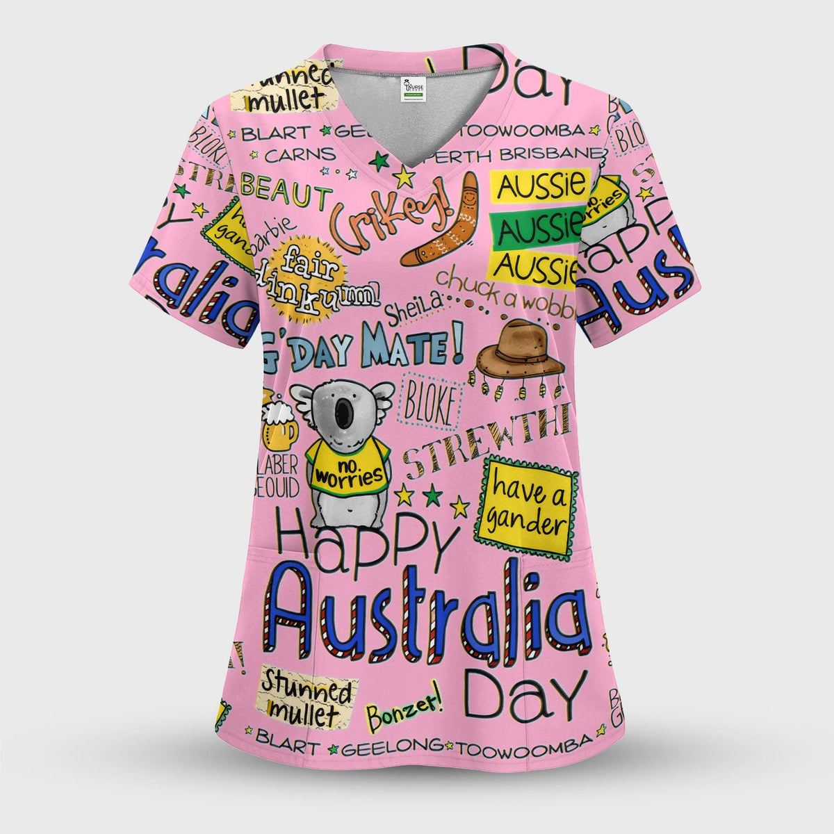 Koala Australia Nurse Scrub Set