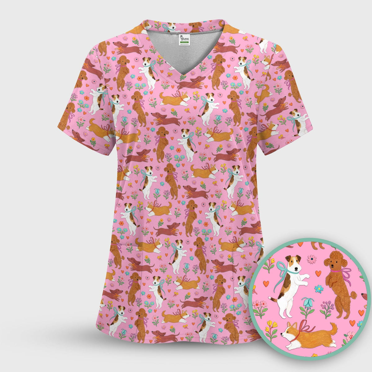 Dog Nurse Scrub Set