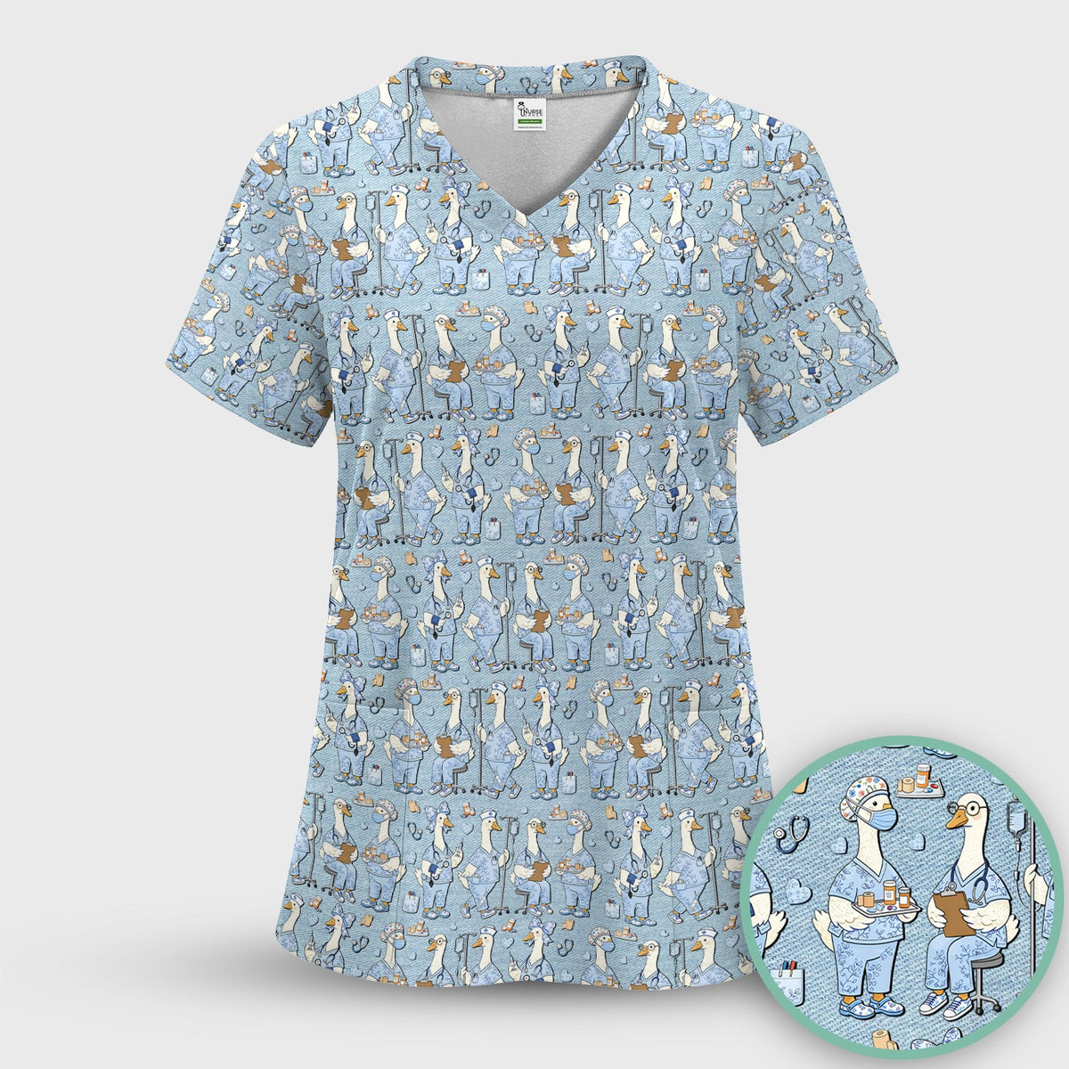 Goose Working Nurse Scrub Set