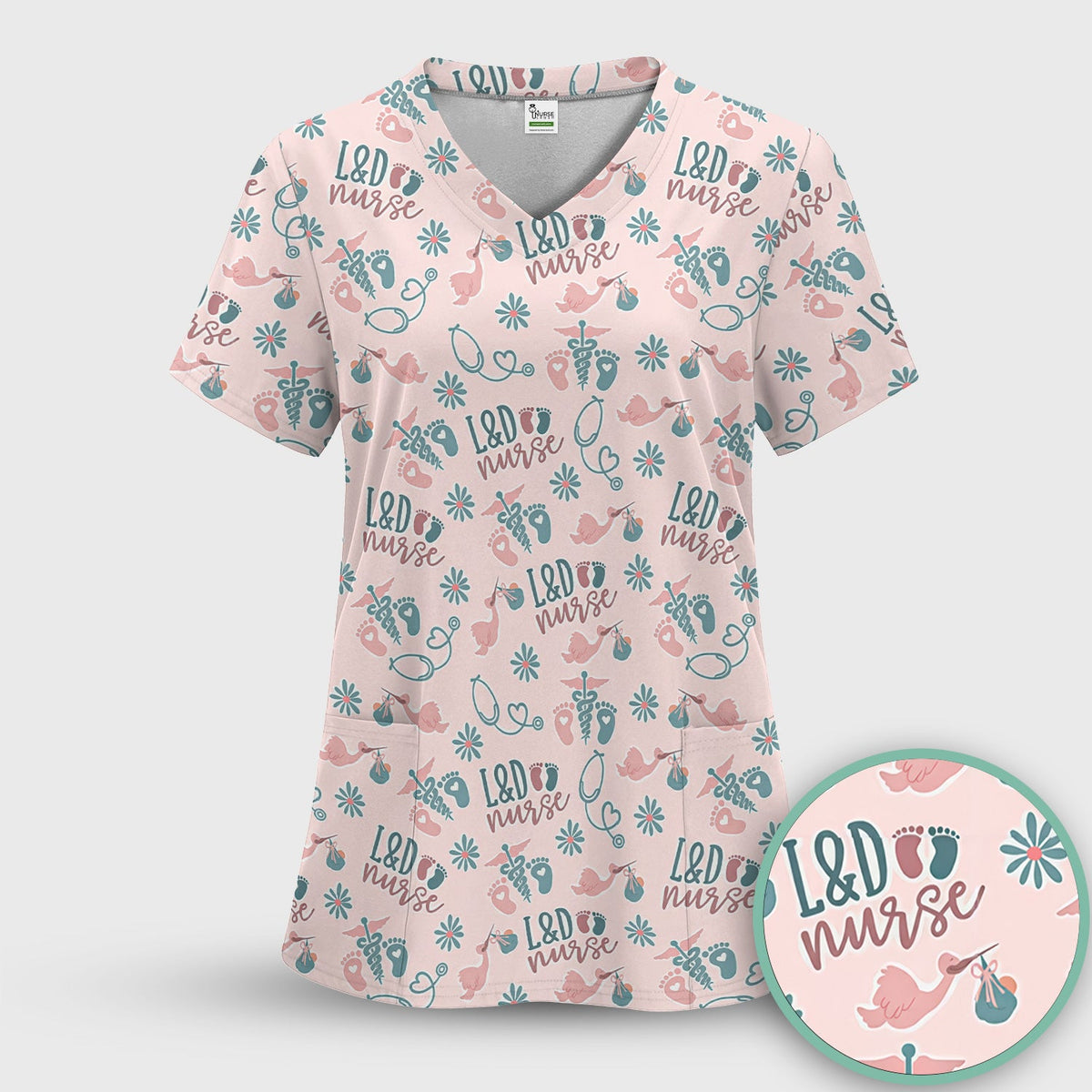 Labor and Delivery Nurse Scrub Set