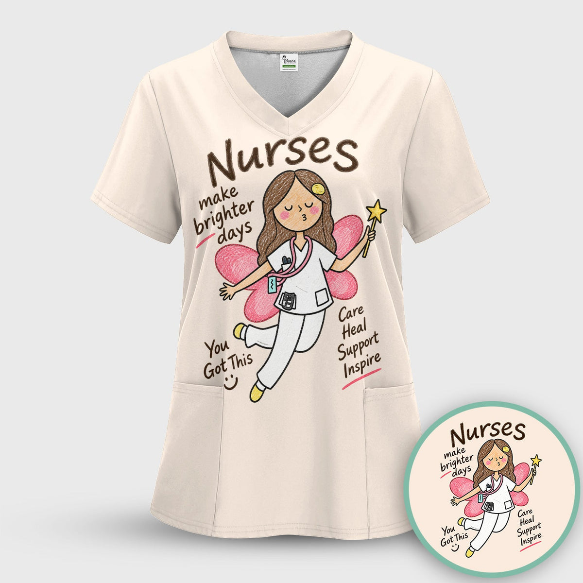 Nurses Make Brighter Days Fairy Shirt