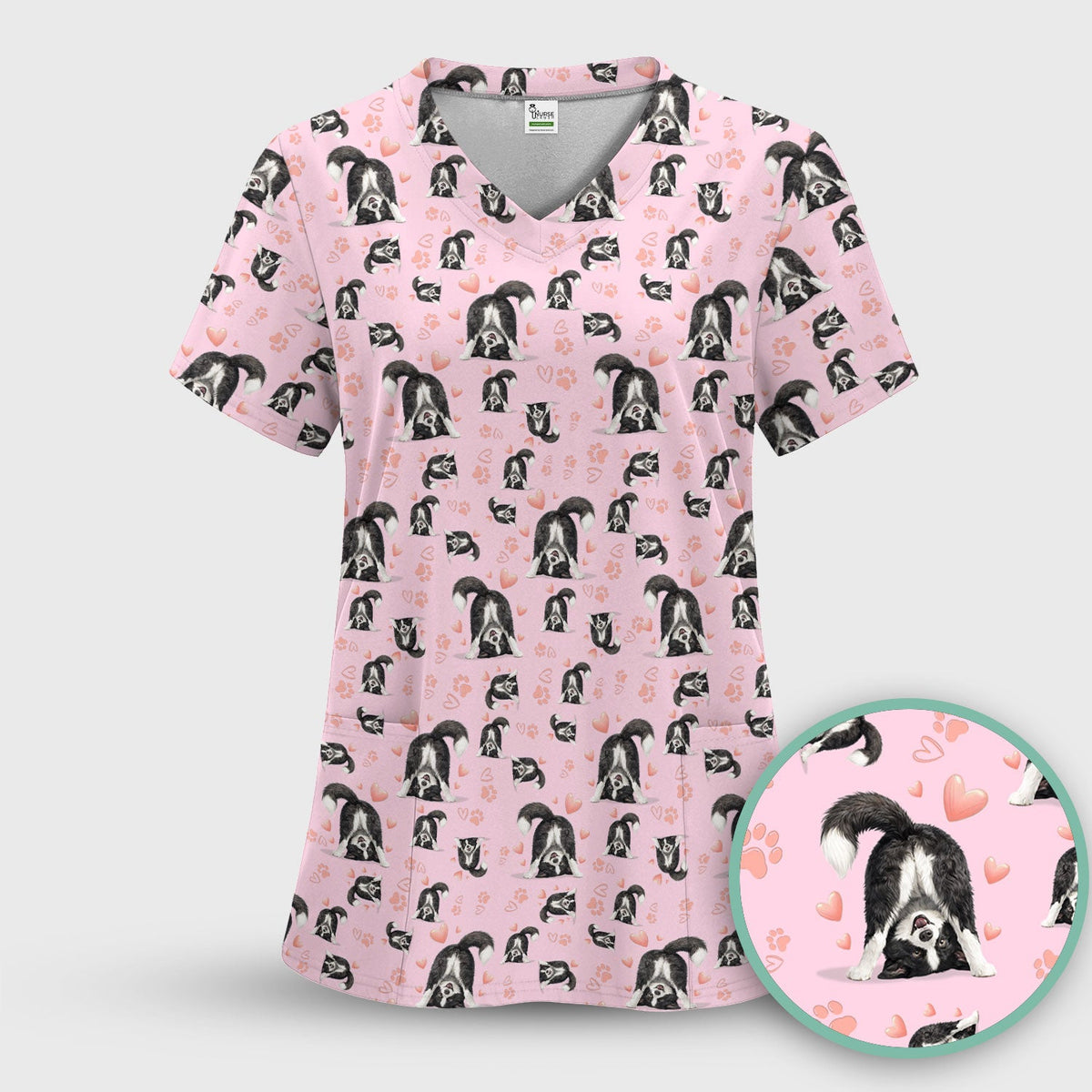 Puppy Heart Nurse Scrub Set