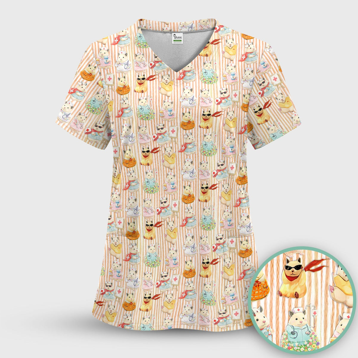 Hamster Nurse Scrub Set