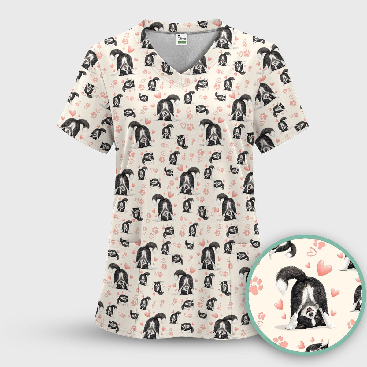 Puppy Heart Nurse Scrub Set