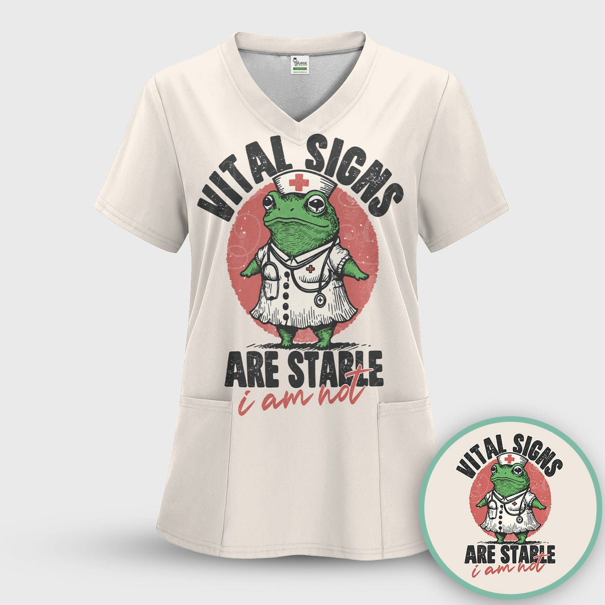 Vital Signs Stable I Am Not Frog Nurse Shirt