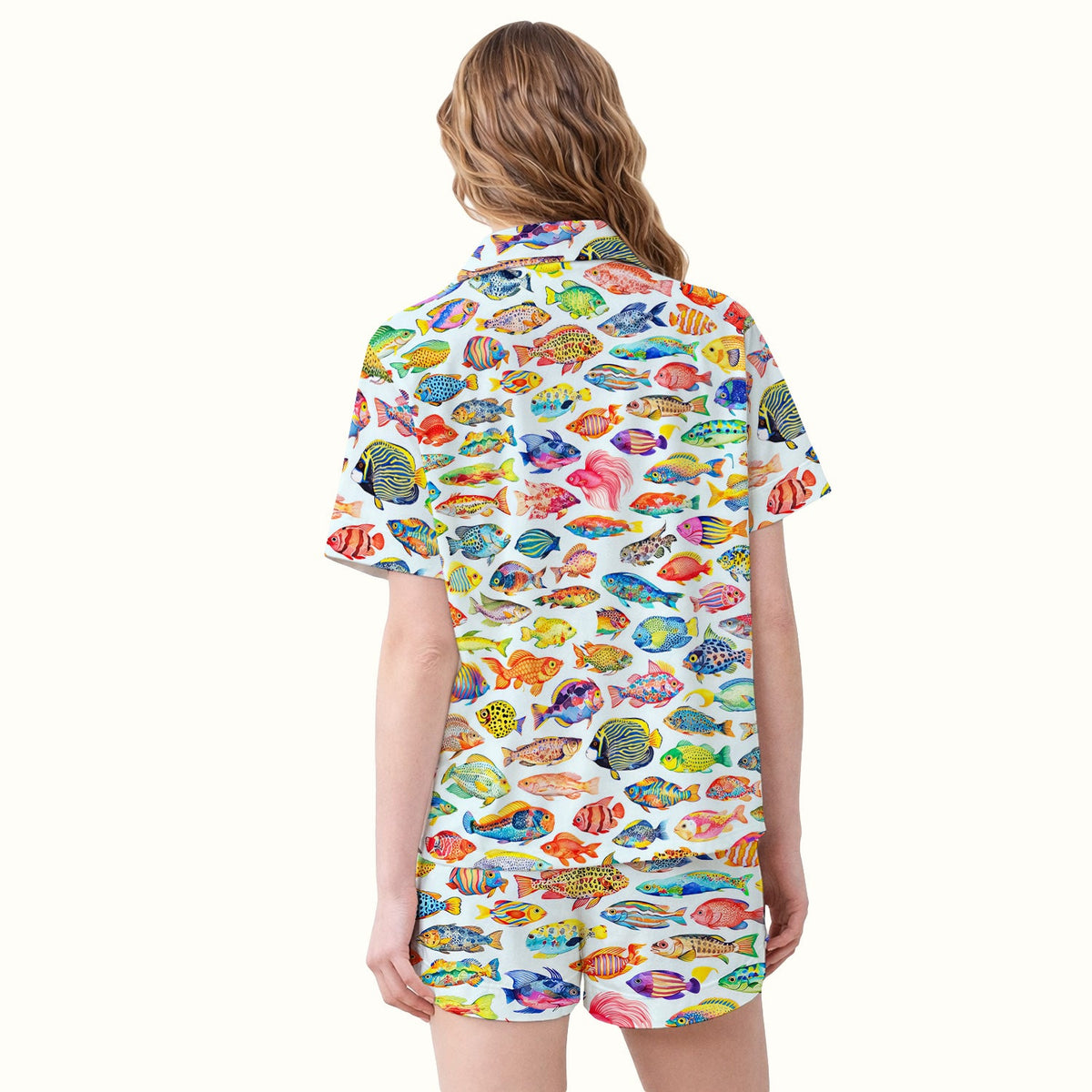Colorful Tropical Fish Pajama Set