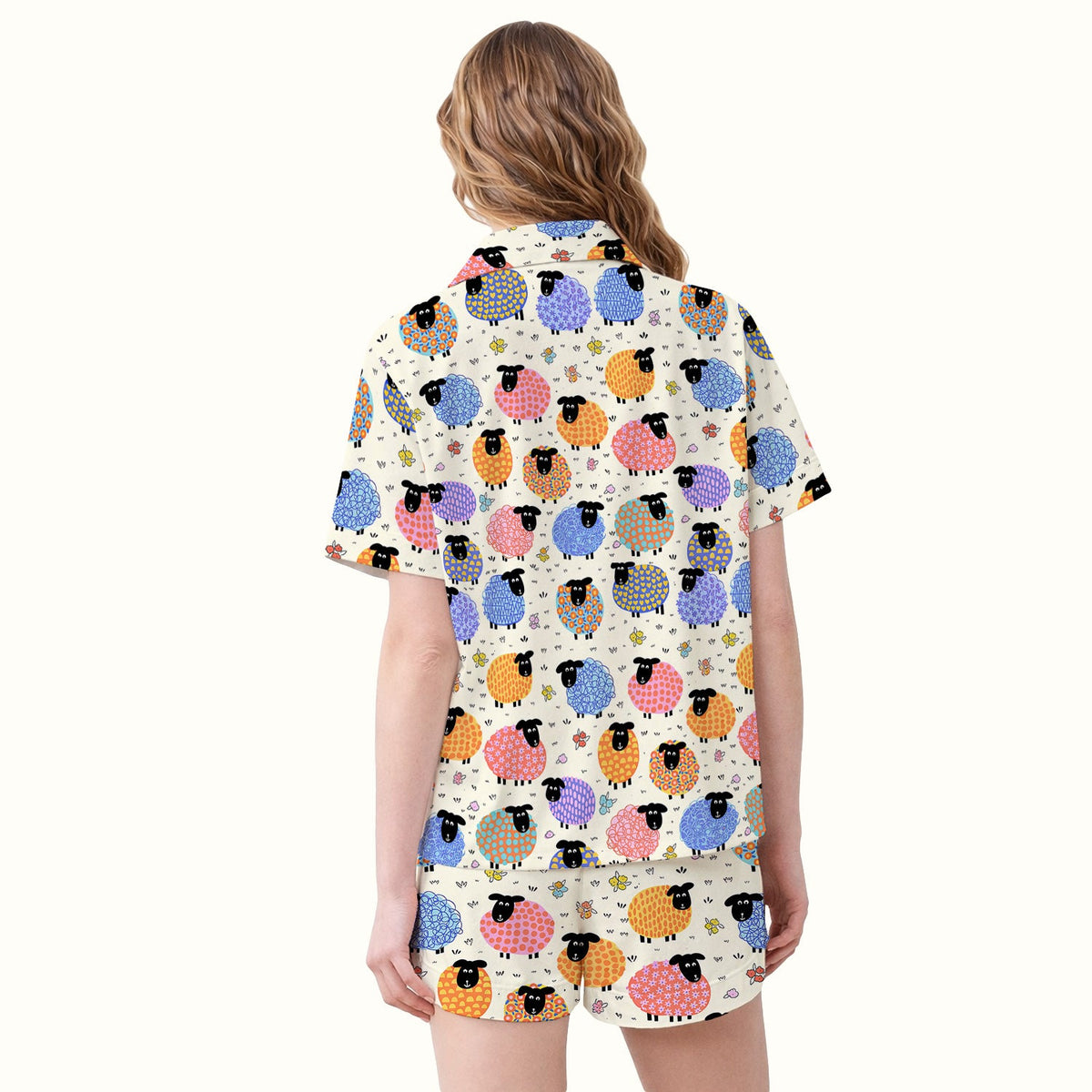 Colorful Sheep Pajama Set