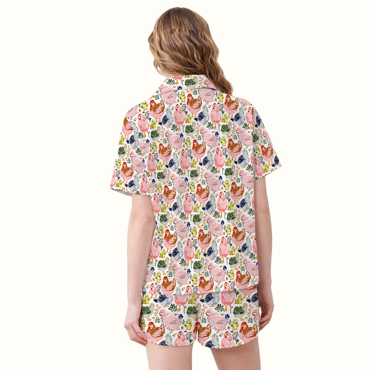 Farm Chicken Hen Chick Pajama Set