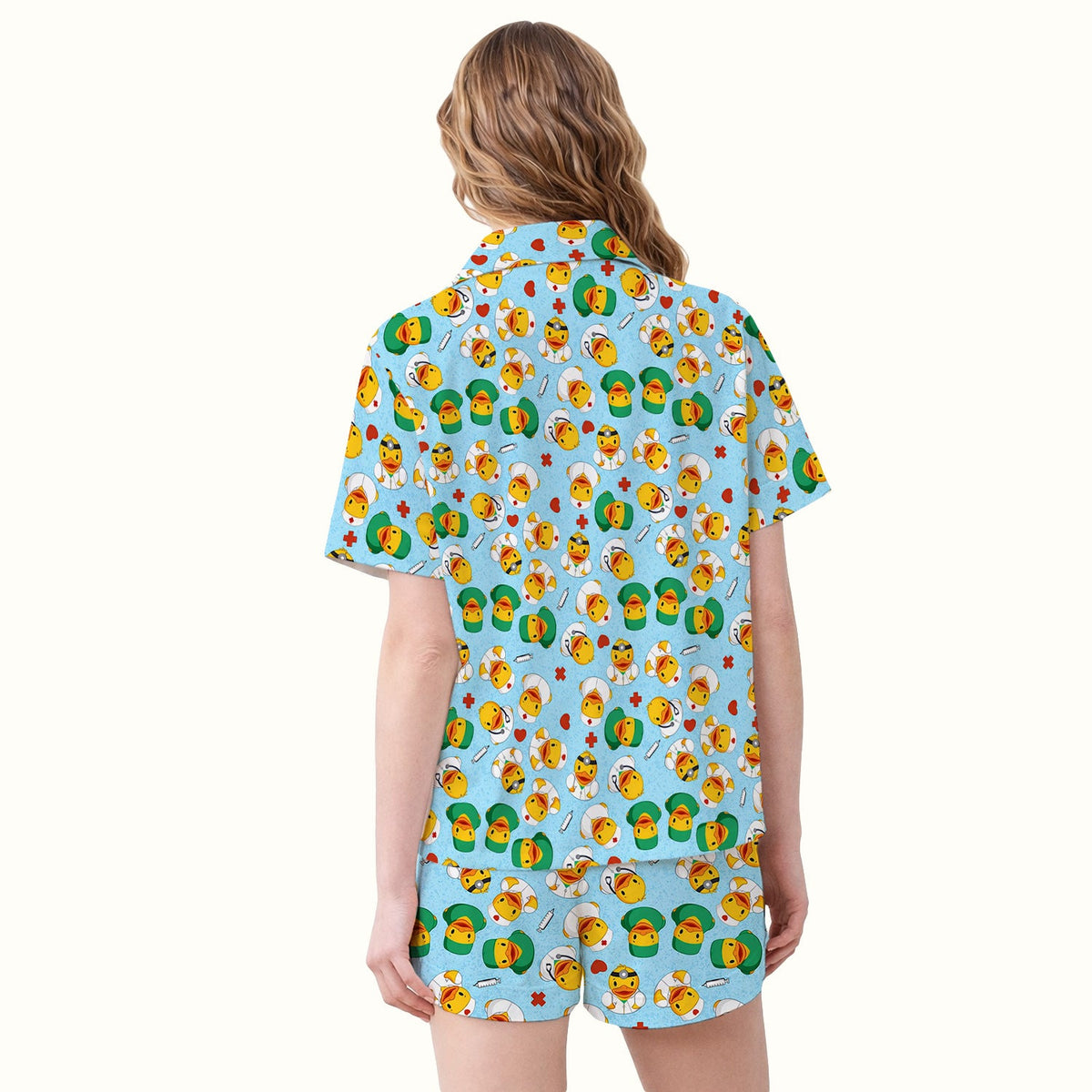 Duck Doctor Cartoon Pajama Set