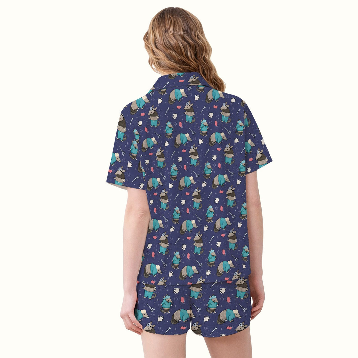 Armadillo Doctor Medical Tools Pajama Set