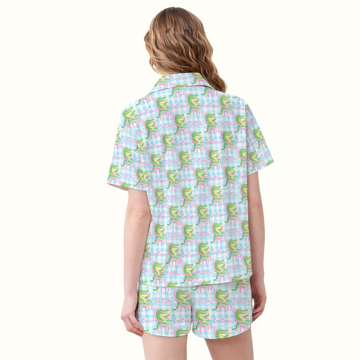 Lazy Crocodile Later Pajama Set