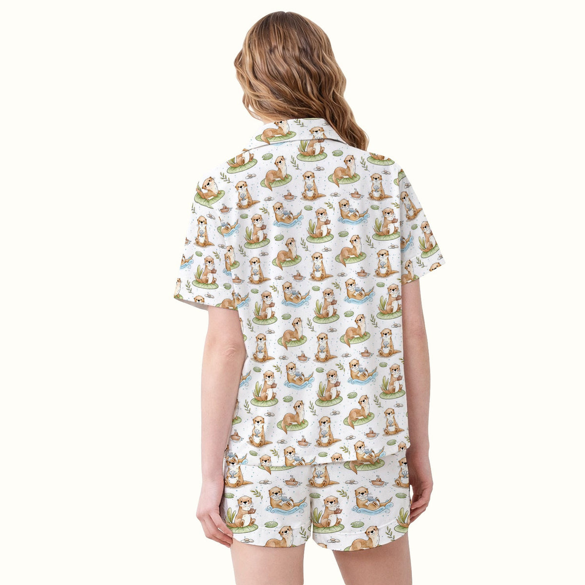 Otter Lily Pad Pajama Set