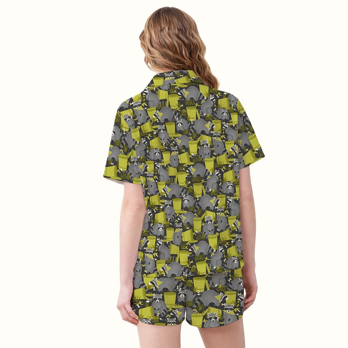 Raccoon Trash Panda Nurse Pajama Set