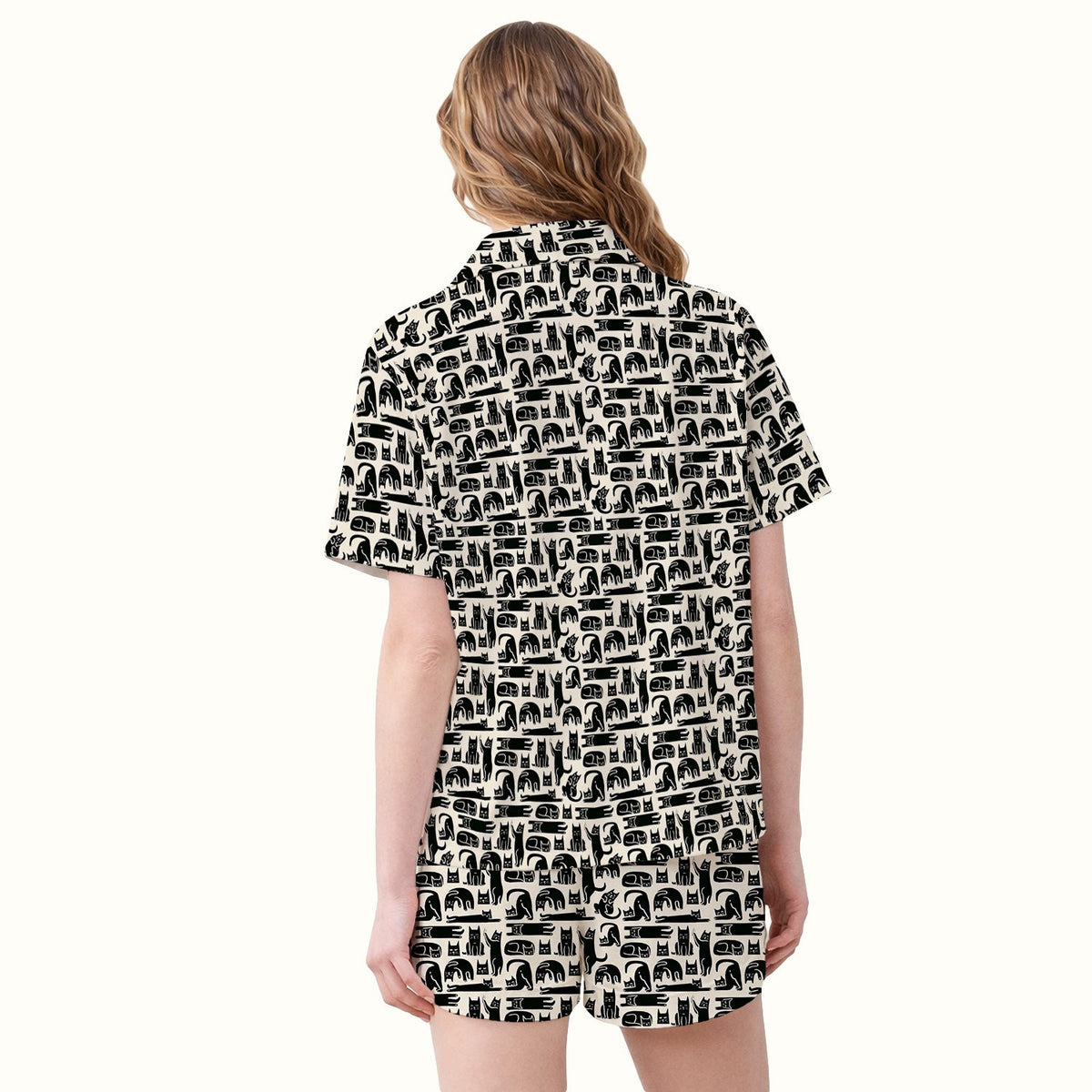 Funny Cat Poses Pajama Set