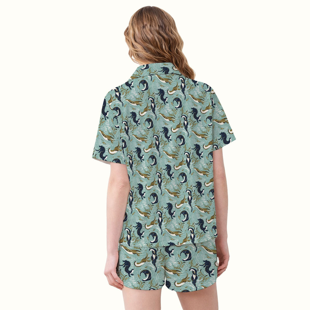 Sea Otter Wave Coastal Pajama Set