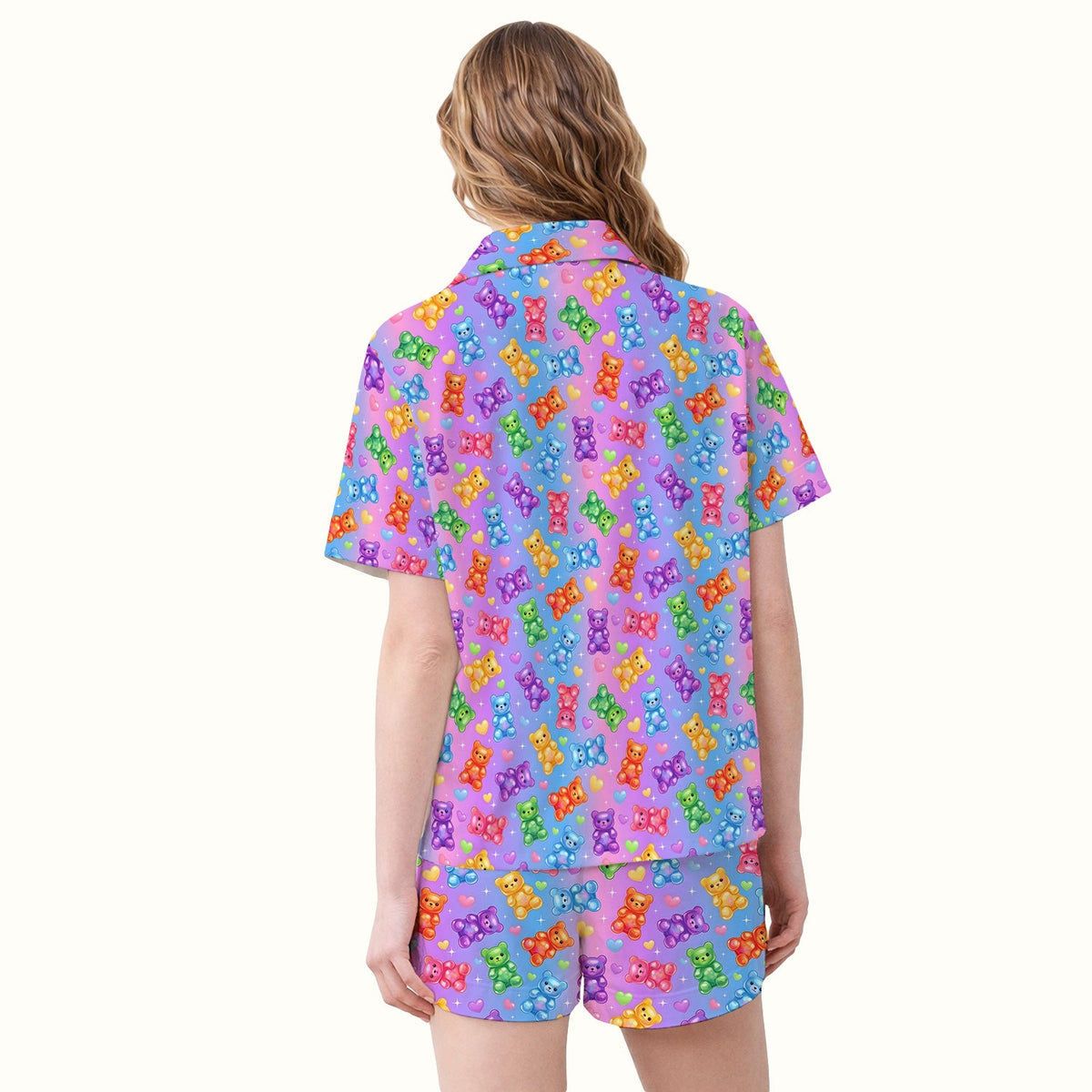 Colorful Gummy Bear Pajama Set