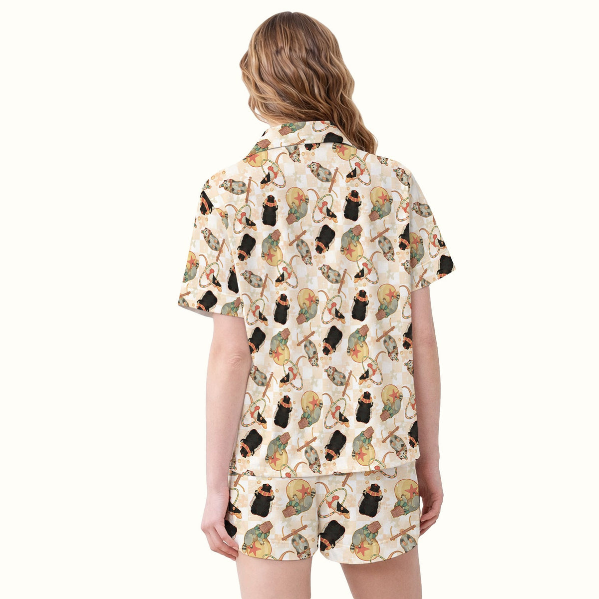 Circus Mouse Acrobat Nurse Pajama Set