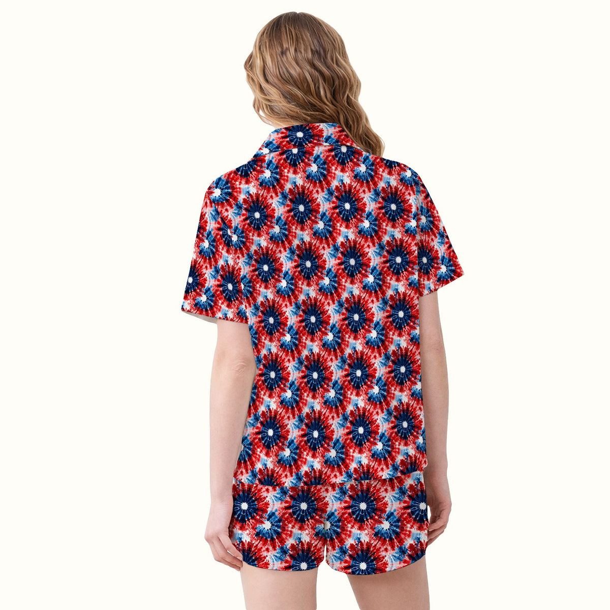 Nurse Tie Dye Firework Burst Pajama Set