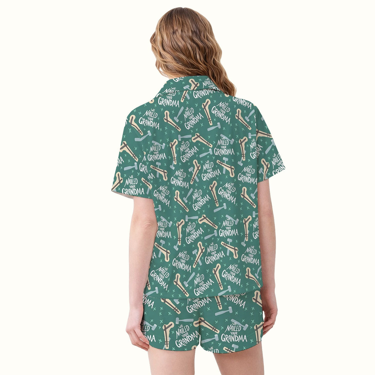 Bone Hammer Nailed Your Grandma Pajama Set