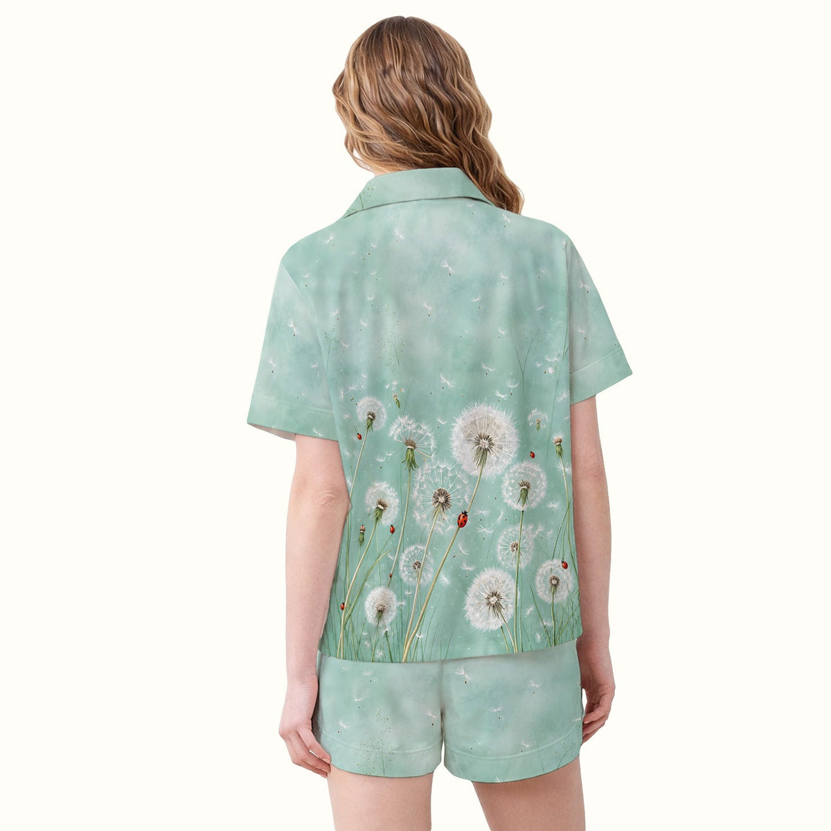 Dandelion Wishes Ladybug Nurse Pajama Set