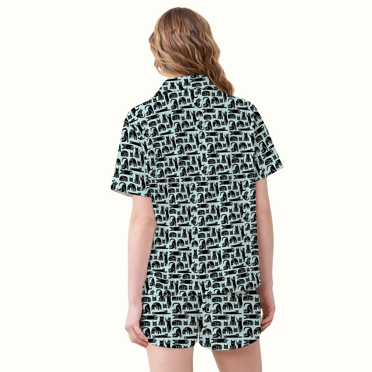 Funny Cat Poses Pajama Set
