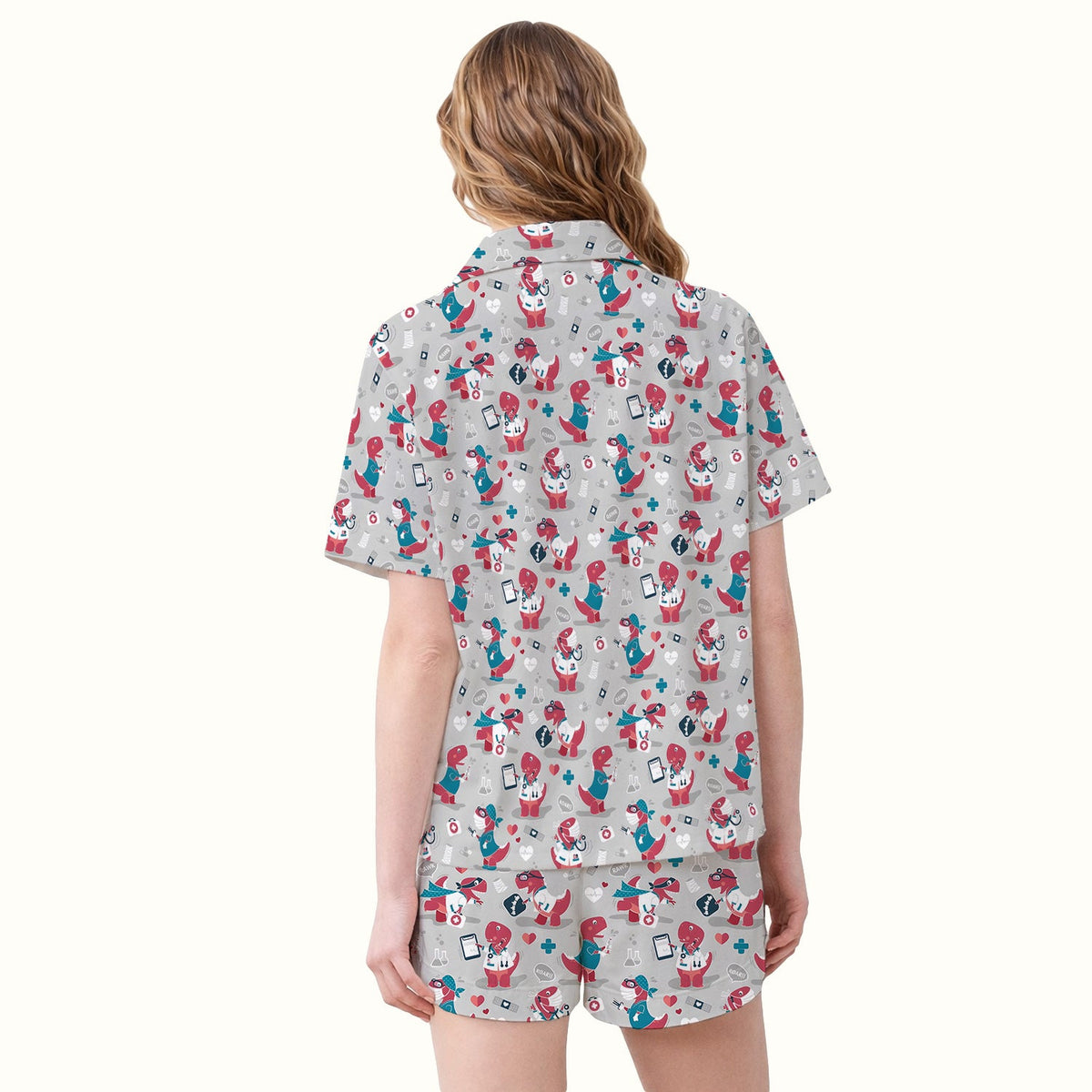 Dinosaur Doctor Nurse Pajama Set