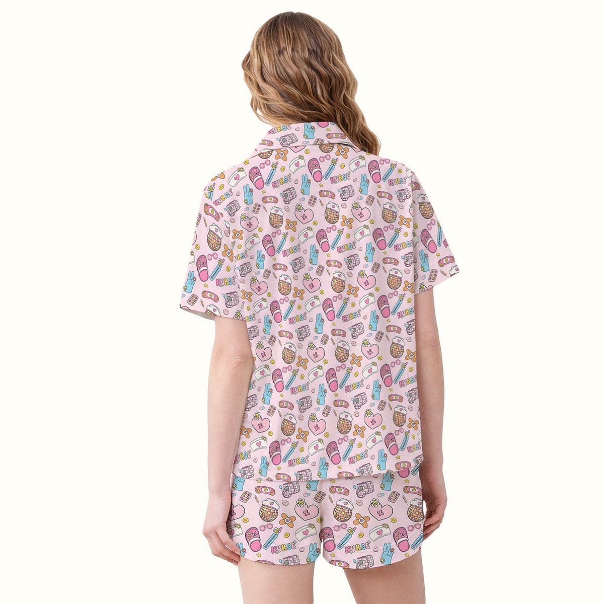 Pink Medical Tools Pajama Set