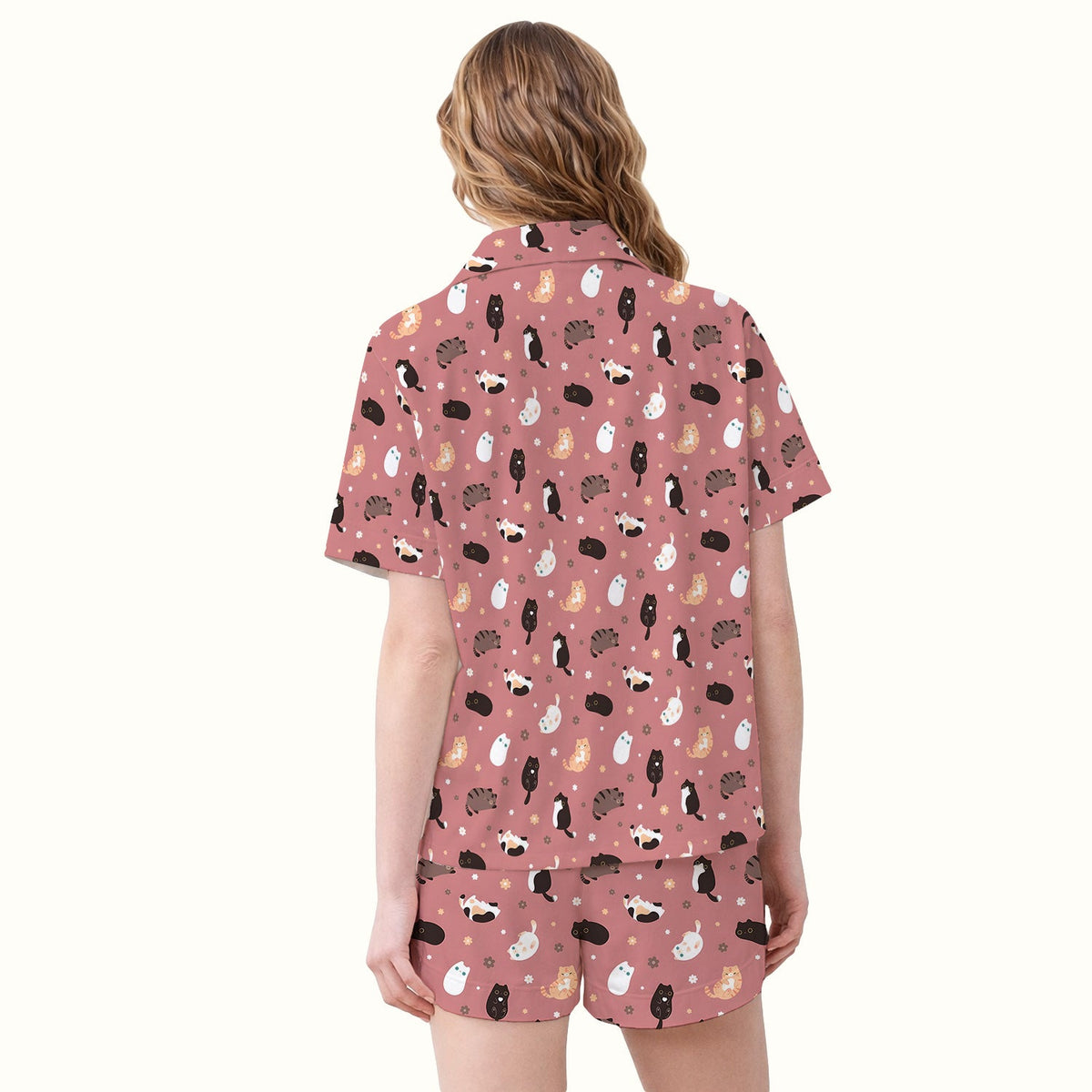 Adorable Kitty Pajama Set