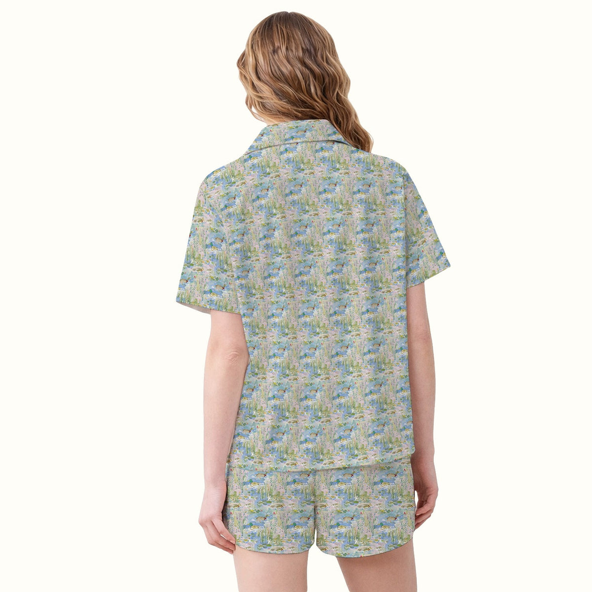 Ducks In Pond Pajama Set