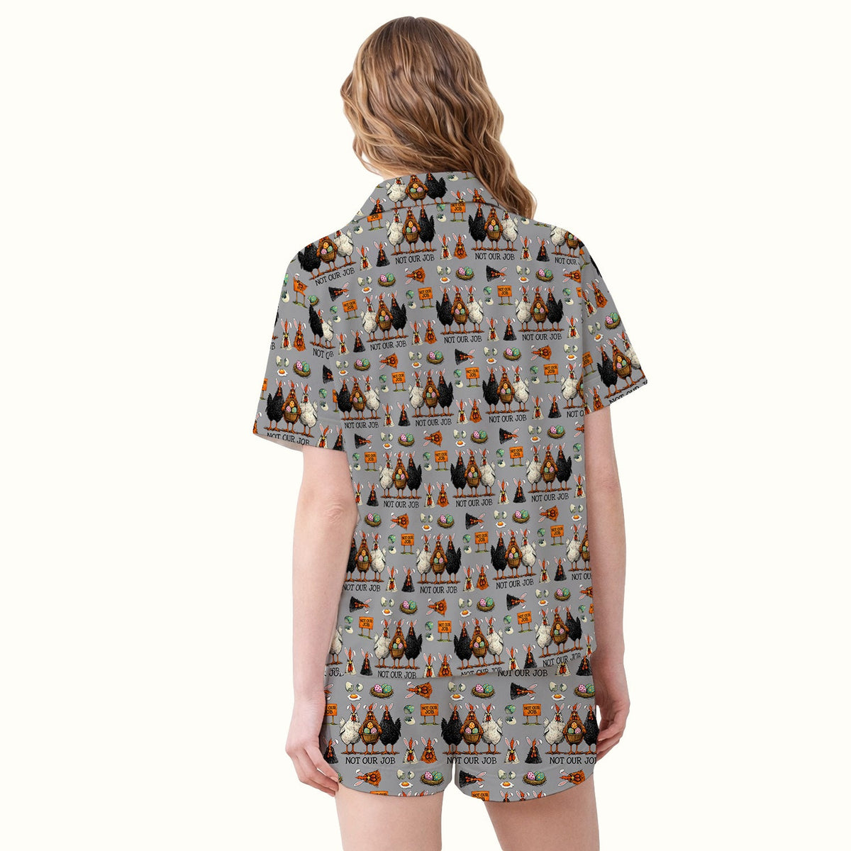 Chicken Humor Pajama Set - Easter Gift