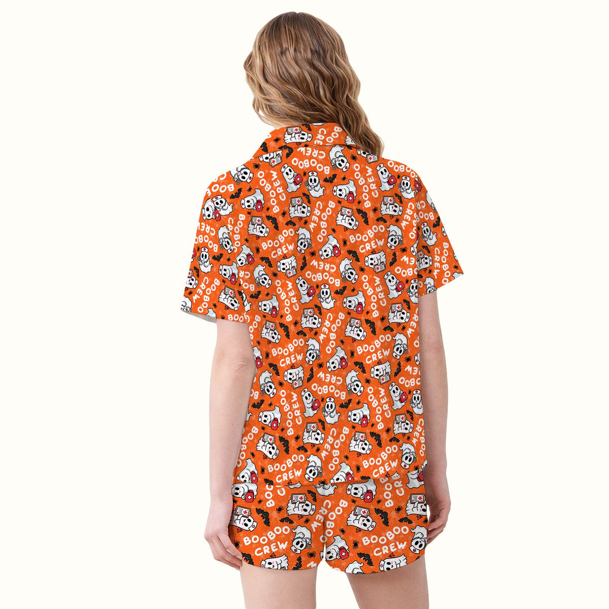 Boo Boo Crew Ghost Halloween Pajama Set