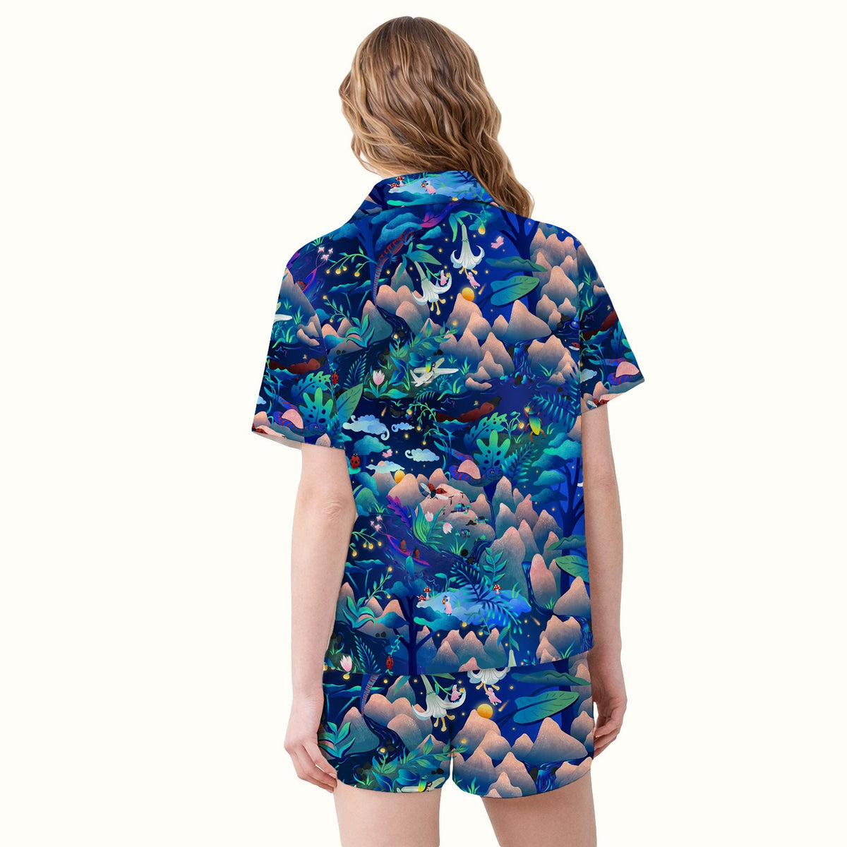 Whimsical Mountain Bug Pajama Set