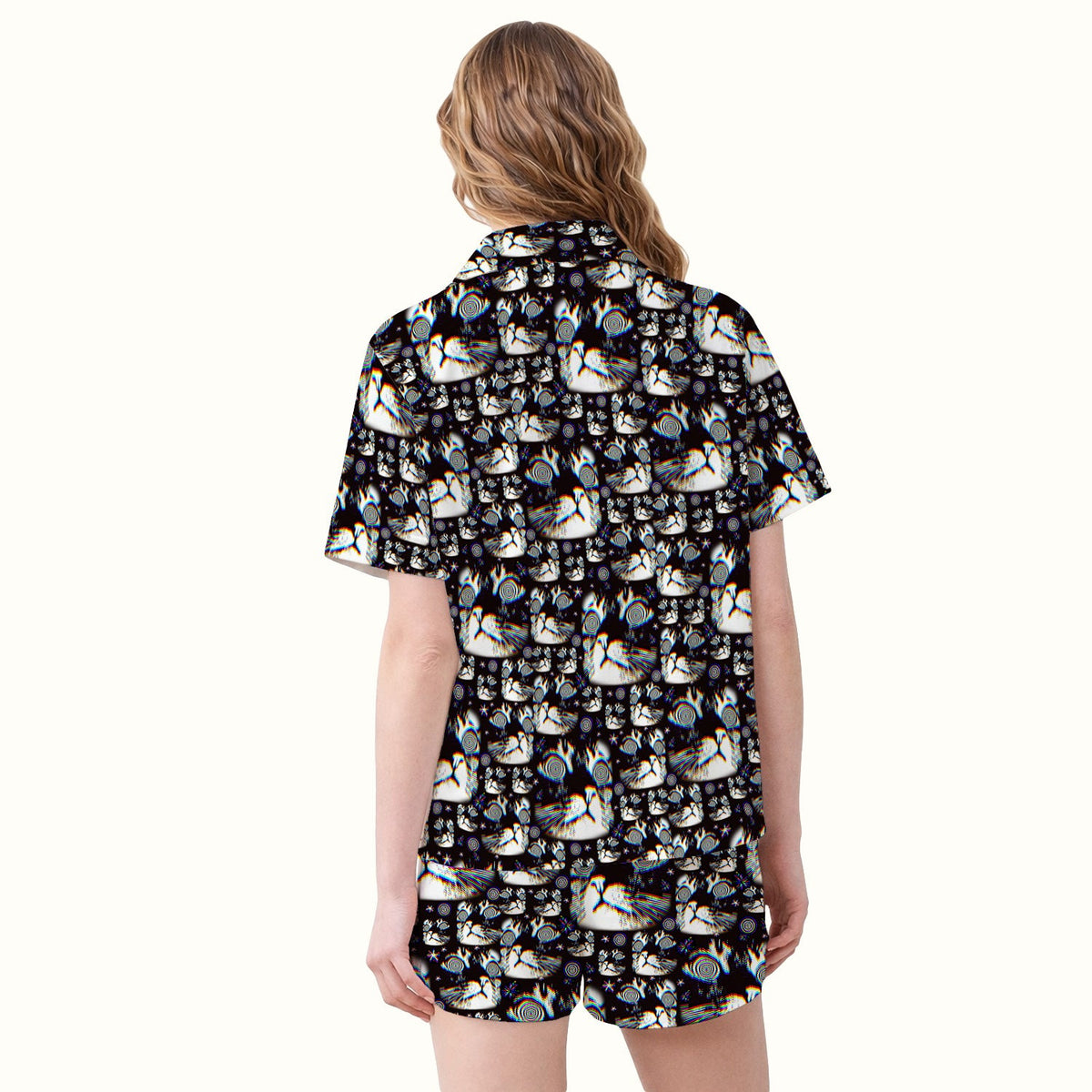 Cosmic Cat Eye Spiral Pajama Set