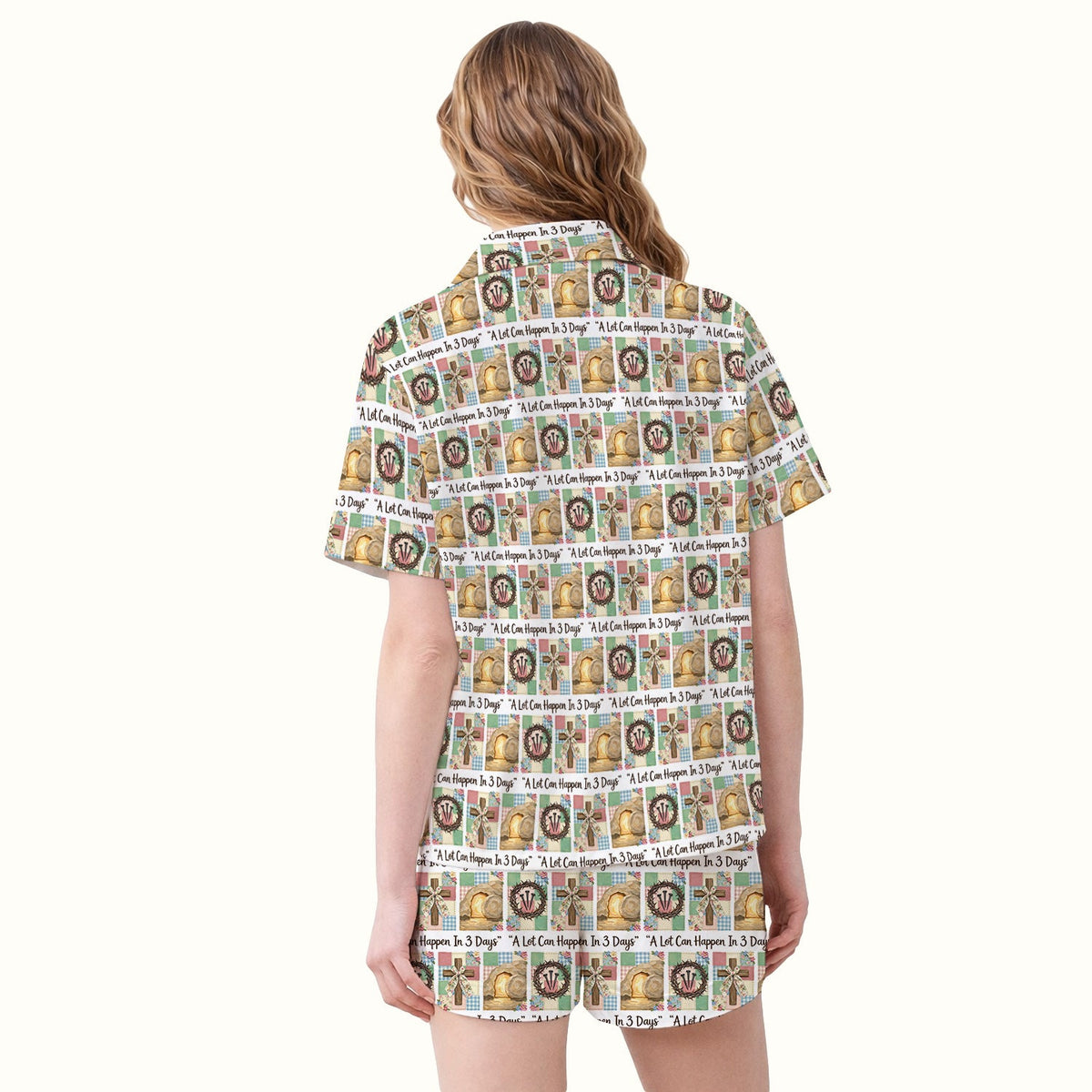 Christian Easter Cross Pajama Set