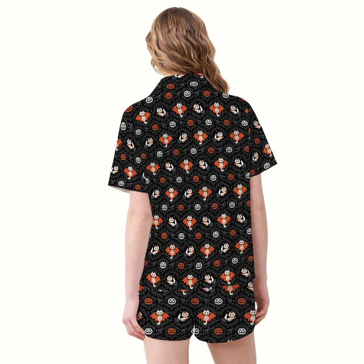 Halloween Vampire Cat Pajama Set