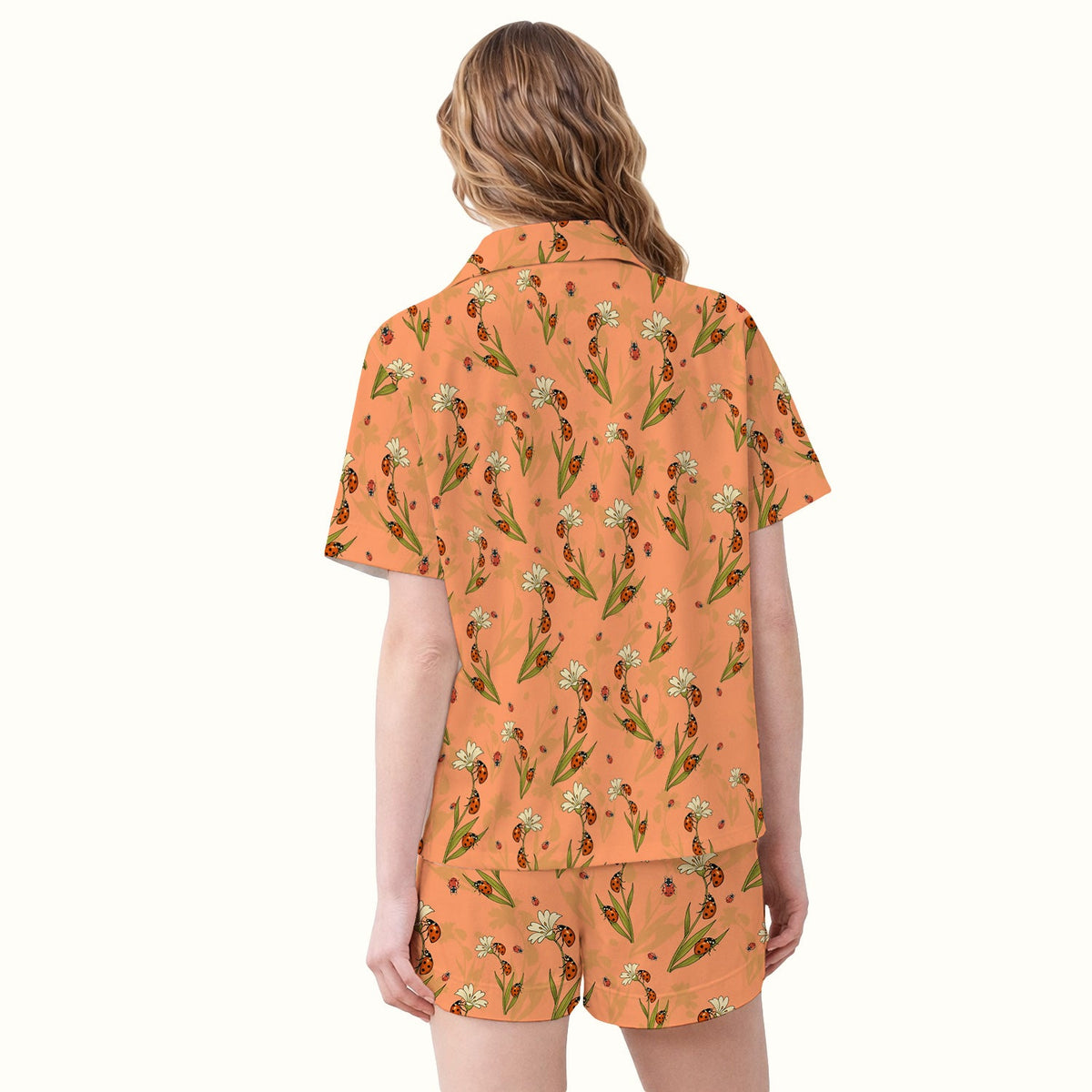 Fresh Daisy Ladybug Garden Pajama Set