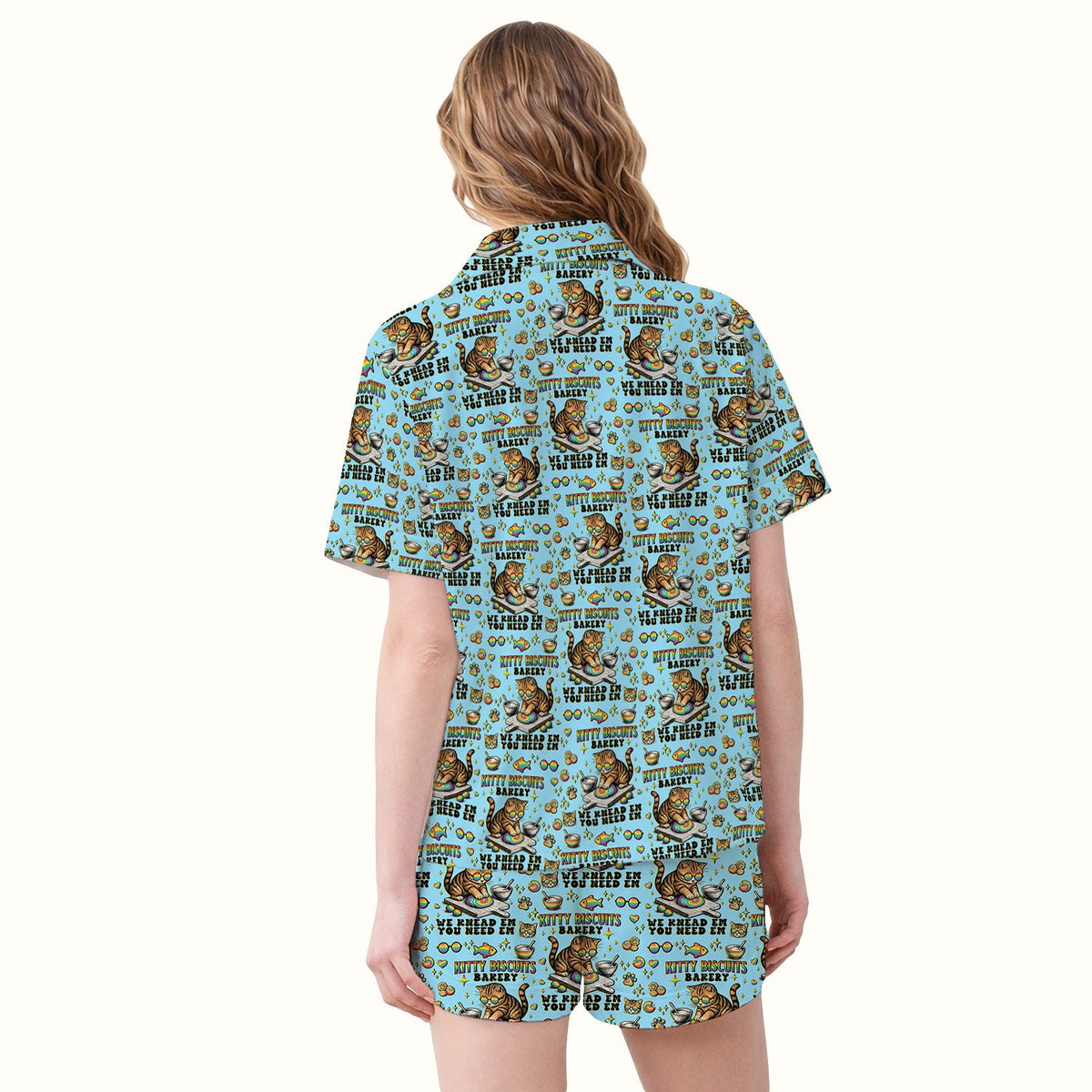 Pride Nurse Cat Baking Pajama Set