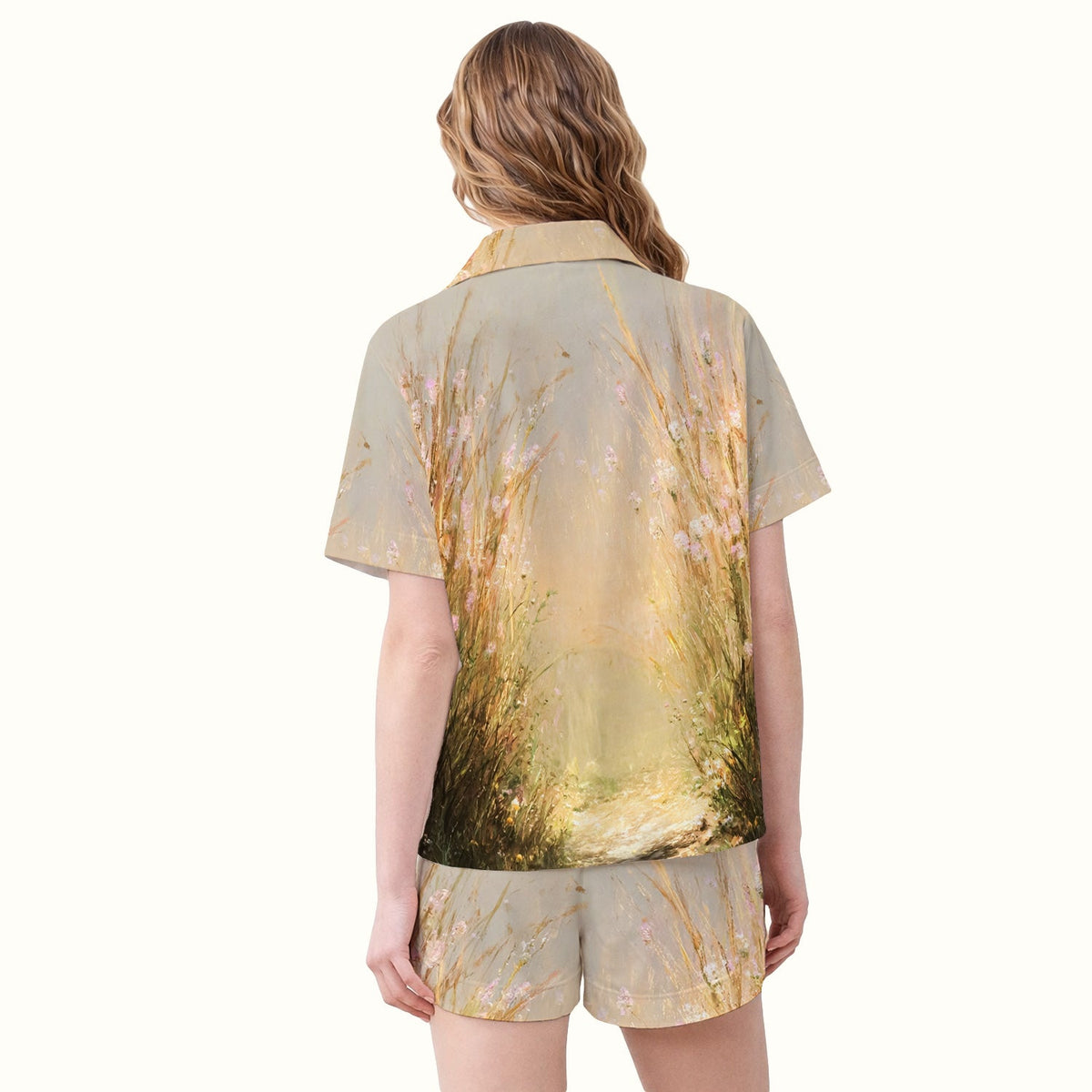Pig Running Meadow Pajama Set For Nurse